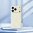 DO AS YOU WISH For iPhone 18 Pro / 17 Pro Case Straight Edge TPU Phone Back Cover Precise Cutouts - White - 7