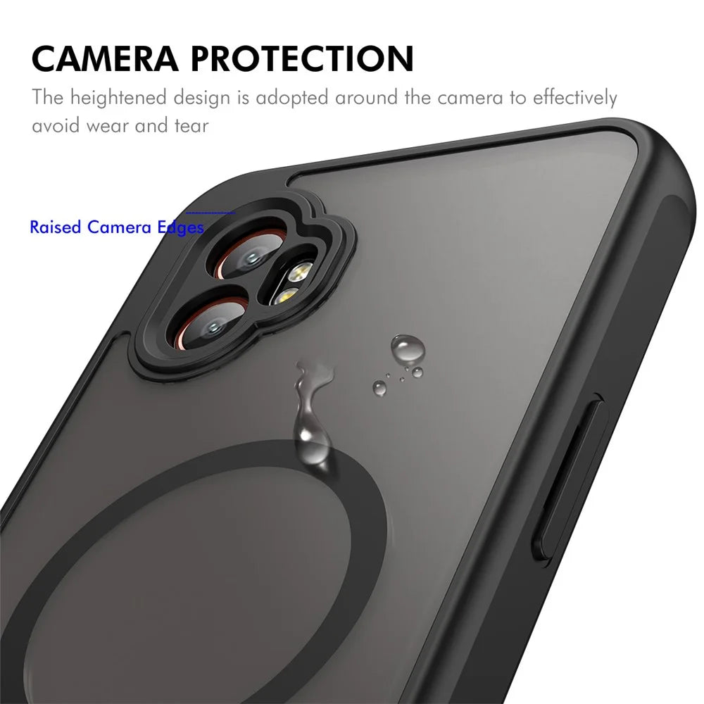 ENKAY HAT PRINCE For Samsung Galaxy XCover7 Pro Magnetic Case with 9H Tempered Glass PC TPU Matte Phone Cover - Blue - 4