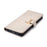 For iPhone 17 Case Metal I-Buckle PU Leather Wallet Phone Cover - White - 5