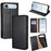 For iPhone Air Case Wallet PU Leather Magnetic Auto-Absorbed Phone Cover - Black - 1