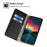 For iPhone Air Case Wallet PU Leather Magnetic Auto-Absorbed Phone Cover - Black - 2