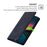 For iPhone 17 Case Card Holder PU Leather Magnetic Closing Phone Cover - Black - 4