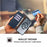 For iPhone 17 Case RFID Blocking Wallet Cowhide Texture Leather Phone Cover - Sapphire - 6