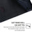For iPhone 17 Pro Case Card Slots Cowhide Texture Phone Leather Cover - Black - 5
