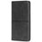 For iPhone 17 Pro Max Case Card Slots Cowhide Texture Phone Leather Cover - Black - 6