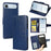 For iPhone Air Case Wallet PU Leather + TPU Folding Stand Phone Cover - Sapphire - 1