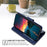 For iPhone Air Case Wallet PU Leather + TPU Folding Stand Phone Cover - Sapphire - 3