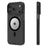 YOUNGKIT For iPhone 17 Pro Max Case Compatible with MagSafe Unique Disc Design TPU + PC Phone Back Cover - Dark Grey - 3