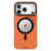 YOUNGKIT For iPhone 17 Pro Magnetic Case Unique Disc Design TPU + PC Phone Back Cover - Orange - 1