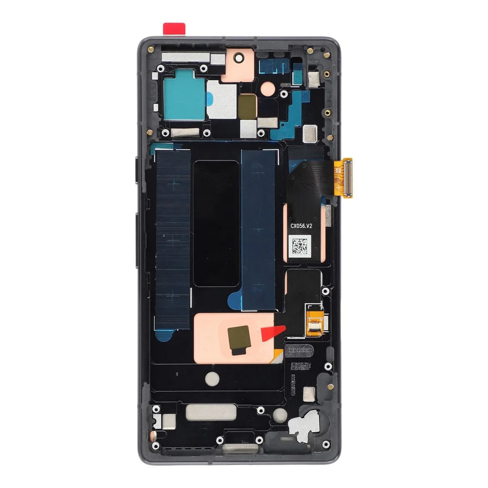 For Google Pixel 7a G82U8 (Middle Lens Hole) Grade C OLED Screen and Digitizer Assembly + Frame (Without Logo) - 2