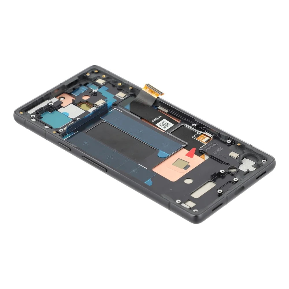 For Google Pixel 7a G82U8 (Middle Lens Hole) Grade C OLED Screen and Digitizer Assembly + Frame (Without Logo) - 4