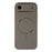 For iPhone Air Phone Case Carbon Fiber Textured Electroplated TPU Back Cover - Coffee - 3