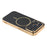 For iPhone 17 Pro Max Phone Case Carbon Fiber Textured Electroplated TPU Back Cover - Black - 5