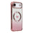 For iPhone Air Case Gradient Sparkle TPU Phone Cover Compatible with MagSafe - Rose Pink - 1