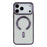 For iPhone 18 Pro Max / 17 Pro Max Case Matte Electroplating Phone Cover Compatible with MagSafe - Dark Purple - 3