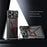 For iPhone 17 Pro Max Bumper Case Four Corner Airbag Kickstand Boardless A-Shape Metal Phone Cover - Black - 2