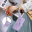 For iPhone 17 Case Wallet Stand Lotus Imprint Leather Phone Cover with Wrist Strap - Purple - 7