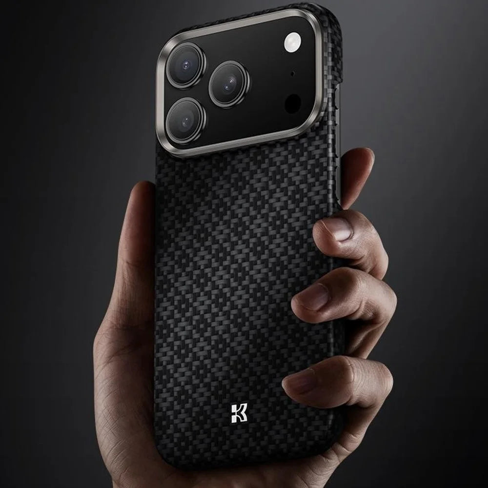 BENKS C1 For iPhone 17 Pro Case Aramid Fiber Diamond Texture Woven Phone Cover Compatible with MagSafe - 6