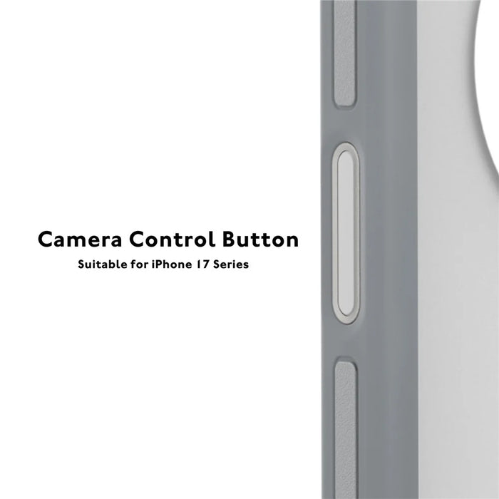 YOUNGKIT For iPhone 17 Pro Case Compatible with MagSafe Skin-Touch Matte PC + TPU Phone Cover - Grey - 5