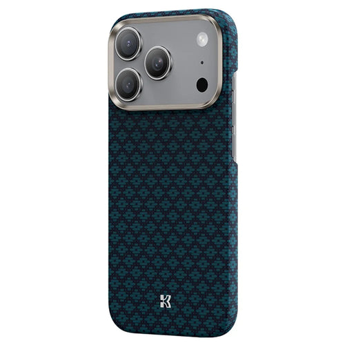 BENKS C1 For iPhone 17 Pro Max Case Aramid Fiber Woven Phone Cover Compatible with MagSafe - Blue - 1
