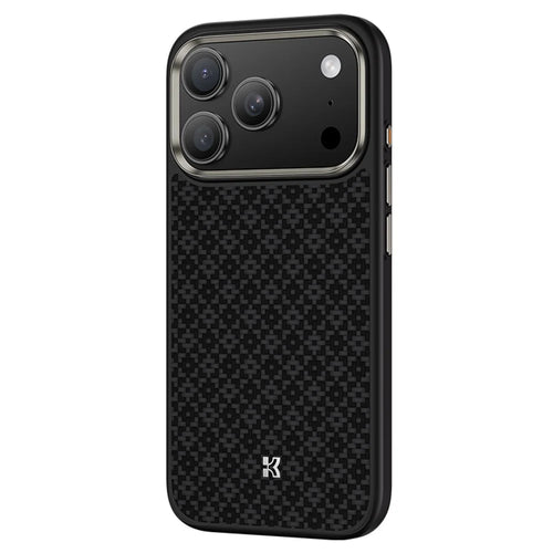 BENKS Y2 For iPhone 17 Pro Max Case Aramid Fiber Weave Texture Phone Cover Compatible with MagSafe - Black - 1