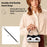 For iPhone Air Case Makeup Mirror Wallet Cute Raccoon Leather Phone Cover with Wrist / Shoulder Strap - Black - 7