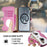 For iPhone 17 Pro Max Case Makeup Mirror Wallet Cute Raccoon Leather Phone Cover with Wrist / Shoulder Strap - Pink - 4