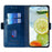For iPhone 17 Case Contrast Color Wallet Leather Phone Cover - Blue + Grey - 2