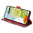 For iPhone 17 Pro Case Contrast Color Wallet Leather Phone Cover - Black + Red - 3