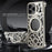 For iPhone 17 Pro Max Bumper Case Alloy Metal Borderless Back Cover with Magnetic Kickstand - Titanium - 2