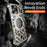 For iPhone 17 Pro Bumper Case Alloy Metal Borderless Back Cover with Magnetic Kickstand - Titanium - 3