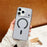 For iPhone 17 Pro Max Case Compatible with MagSafe Corrugated Texture Hard PC Phone Cover - Transparent Black - 2