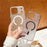 For iPhone 17 Pro Max Case Compatible with MagSafe Corrugated Texture Hard PC Phone Cover - Transparent Black - 5
