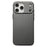 For iPhone 17 Pro PC Phone Case Corrugated Textured Protective Back Cover - Black - 1