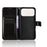 For iPhone 18 Pro / 17 Pro PU Leather Case with Strap Crazy Horse Texture Phone Wallet Cover - Black - 4