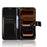 For iPhone 18 Pro / 17 Pro PU Leather Case with Strap Crazy Horse Texture Phone Wallet Cover - Black - 5