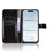 For iPhone Air PU Leather Case with Strap Crazy Horse Texture Phone Wallet Cover - Black - 5