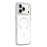 COTECI For iPhone 17 Pro Max Crystal Magnetic Case Compatible with MagSafe PC TPU Phone Back Cover- Transparent - 1