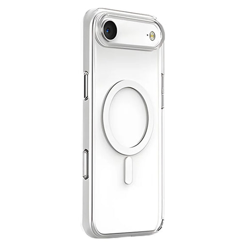 COTECI For iPhone Air Crystal Magnetic Case Compatible with MagSafe PC TPU Phone Back Cover- Transparent - 1