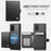 JEEHOOD For Samsung Galaxy S20 Plus 4G Case  J09 RFID Blocking Card Holder Leather Back Phone Cover Magnetic Case - Black - 3