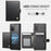 JEEHOOD For Samsung Galaxy S20 4G Case  J09 RFID Blocking Card Holder Leather Back Phone Cover Magnetic Case - Black - 3