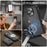 JEEHOOD For iPhone 16 Pro Case  J09 RFID Blocking Card Holder Leather Back Phone Cover Compatible with MagSafe - Black - 6