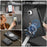 JEEHOOD For iPhone 17e / 16e Case  J09 RFID Blocking Card Holder Leather Back Phone Cover Compatible with MagSafe - Black - 6