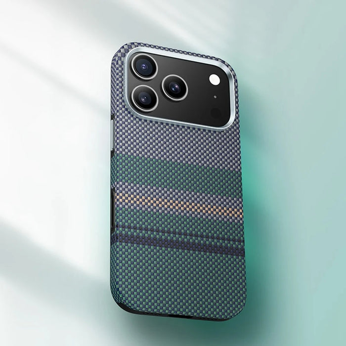 BENKS For iPhone 17 Pro Max Magnetic Case Aramid Fiber Fiber Phone Back Cover Floating Weave Design - 2