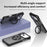 For iPhone 17 Pro Max Case Compatible with MagSafe CD Vein Kickstand TPU + PC Phone Cover - Black - 5