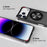 For iPhone 17 Pro Max Case Compatible with MagSafe CD Vein Kickstand TPU + PC Phone Cover - Black - 6