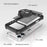 For iPhone 17 Pro Max Case Compatible with MagSafe CD Vein Kickstand TPU + PC Phone Cover - Black - 7