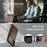 JEEHOOD For iPhone 11 Case  J09 RFID Blocking Card Holder Leather Back Phone Cover Compatible with MagSafe - Brown - 4