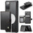 JEEHOOD For Samsung Galaxy S20 FE Case  J09 RFID Blocking Card Holder Leather Back Phone Cover Magnetic Case - Black - 1