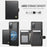 JEEHOOD For Samsung Galaxy S20 FE Case  J09 RFID Blocking Card Holder Leather Back Phone Cover Magnetic Case - Black - 3